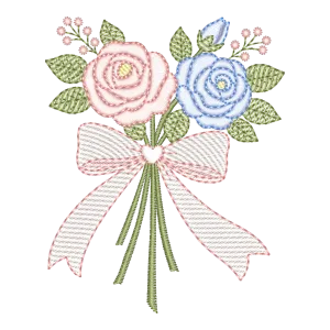 Encanto Floral com Laço