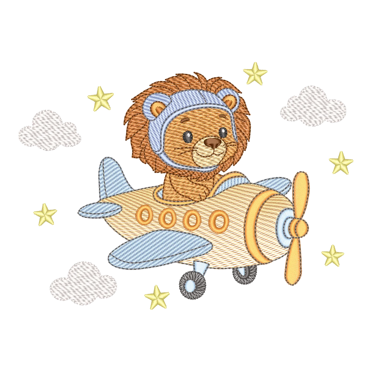 Leão Piloto Aventureiro