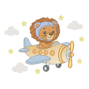 Leão Piloto Aventureiro