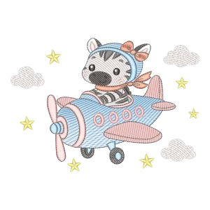 Zebrinha Aviadora Encantada