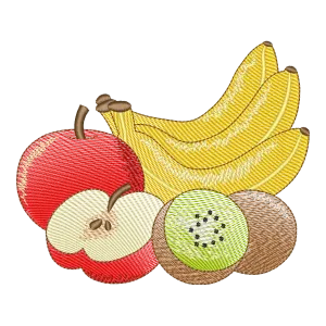 Matriz de Bordado Frutas Frescas