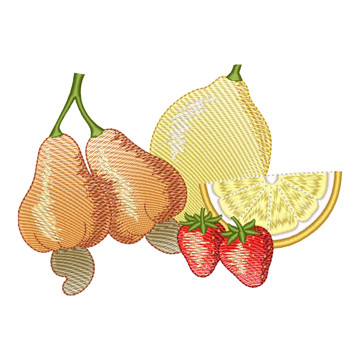 Delícias Frutadas: Bordado Digital Premium