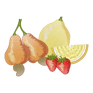 Delícias Frutadas: Bordado Digital Premium