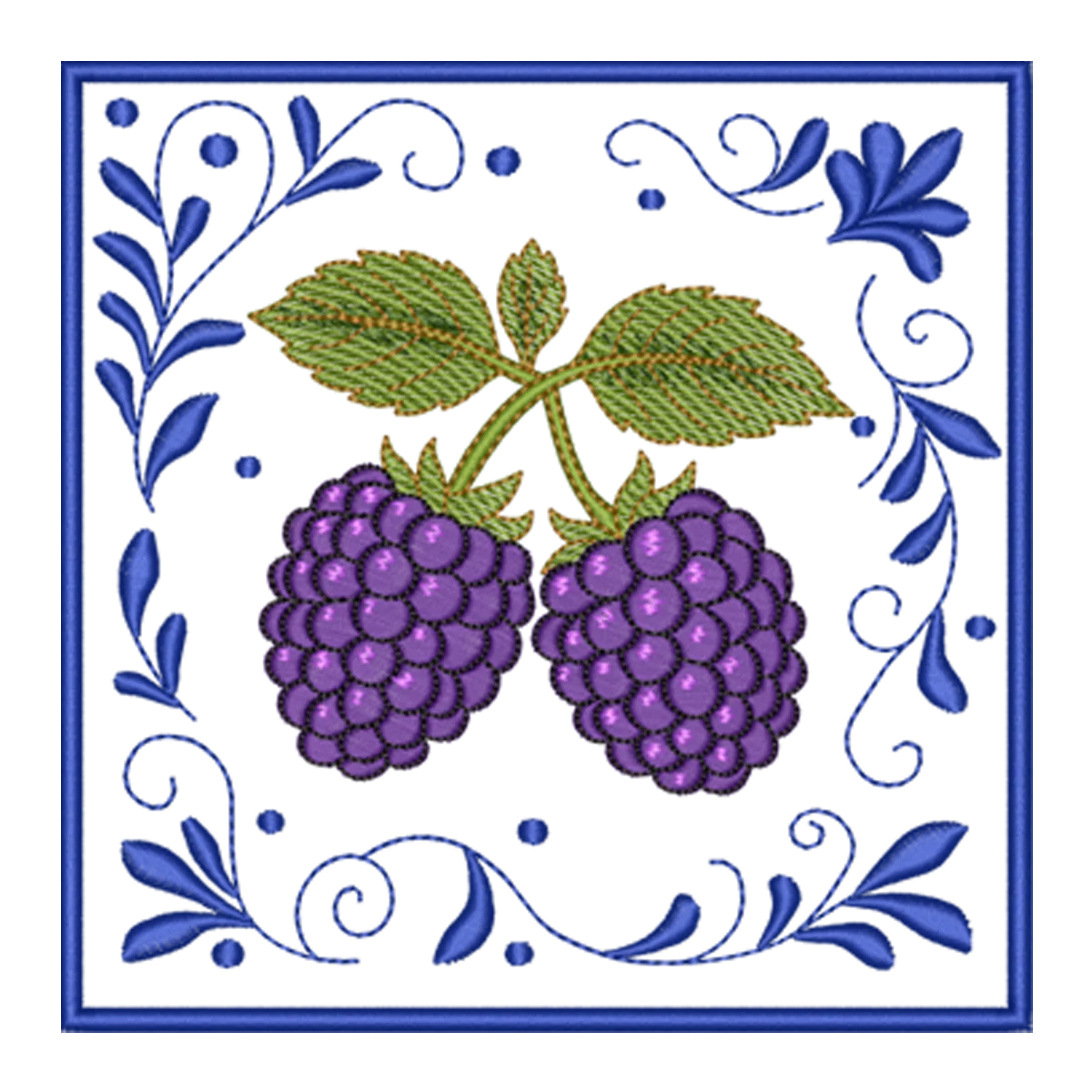 Matriz de Bordado Amora com Arabescos