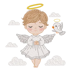 Anjinho Sereno com Pomba