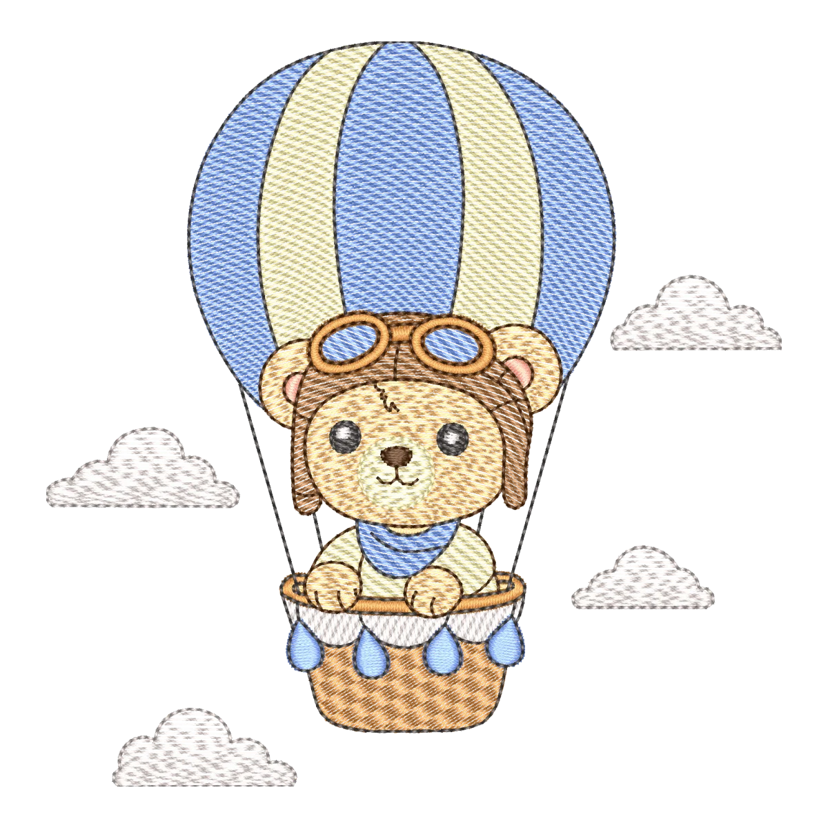 Ursinho Balonista Aventureiro