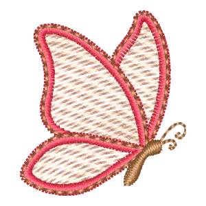 Matriz de Bordado Borboleta Encantada