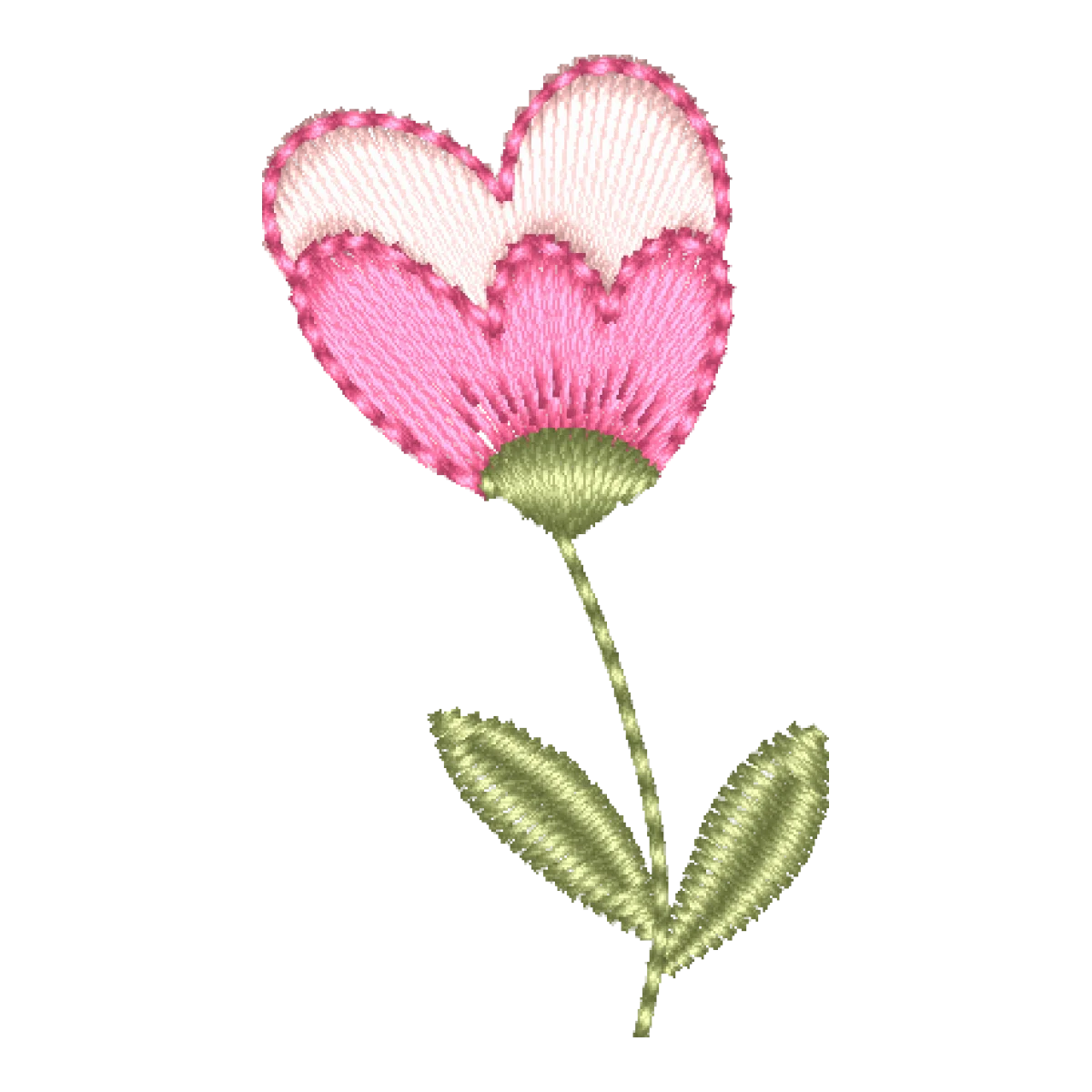 Botão Floral Romântico