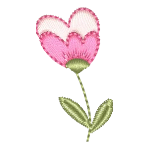 Botão Floral Romântico