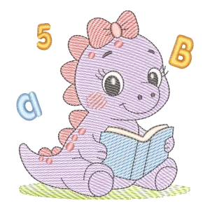 Dinossauro Leitor Encantado