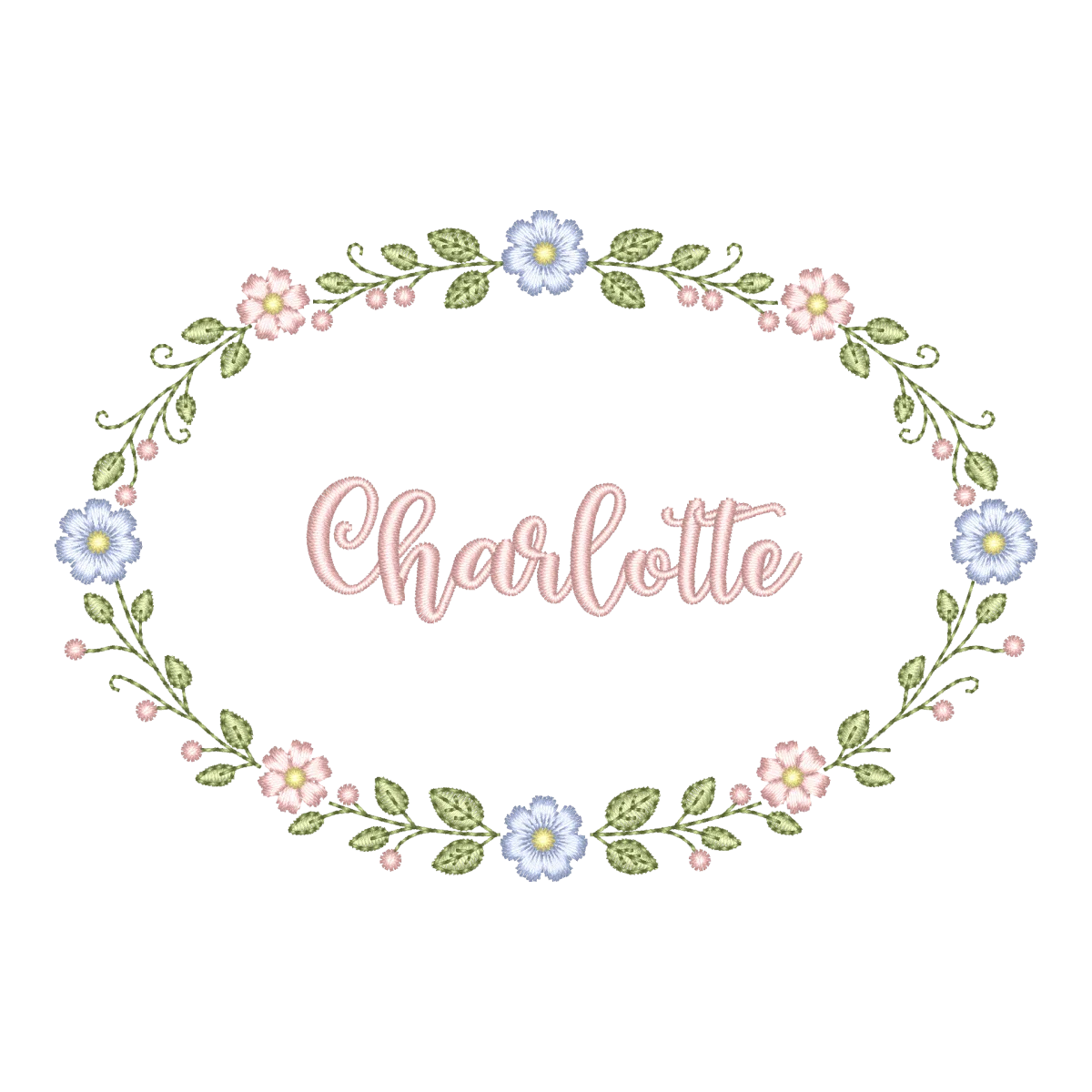 Matriz de Bordado Charlotte Floral Encantado