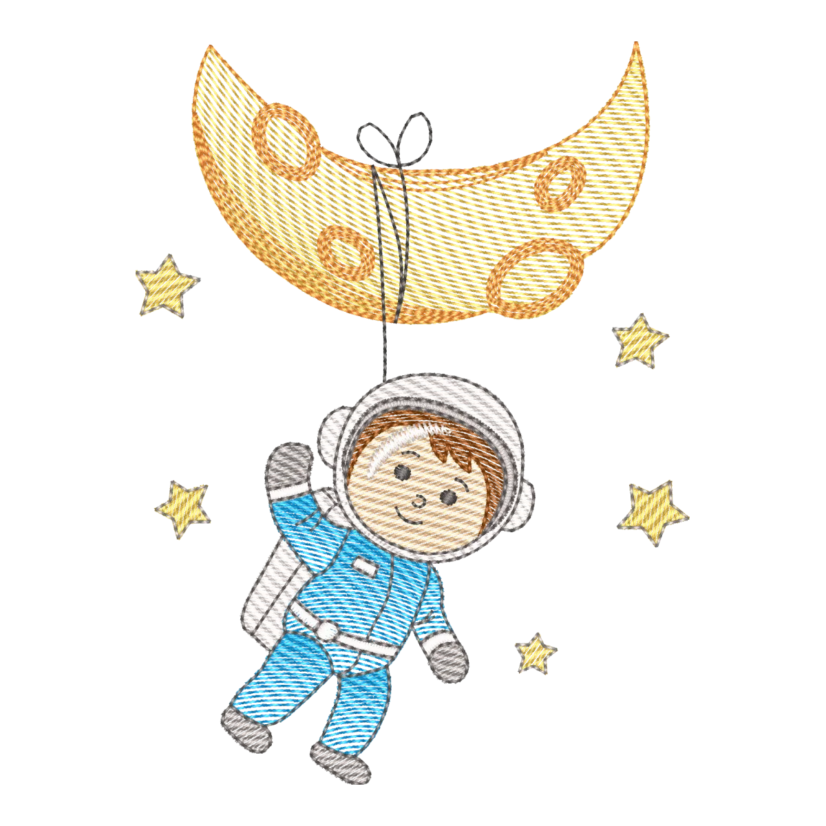 Aventureiro Espacial: Astronauta e Lua