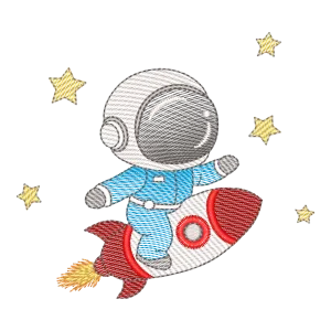 Aventura Espacial: Astronauta e Foguete