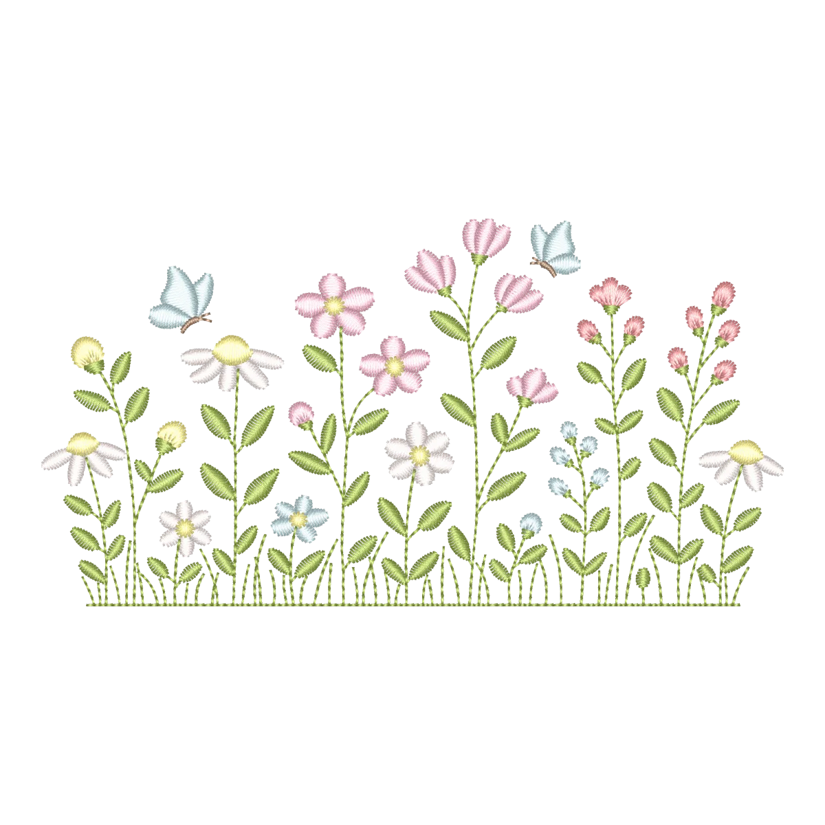 Jardim Encantado: Flores e Borboletas