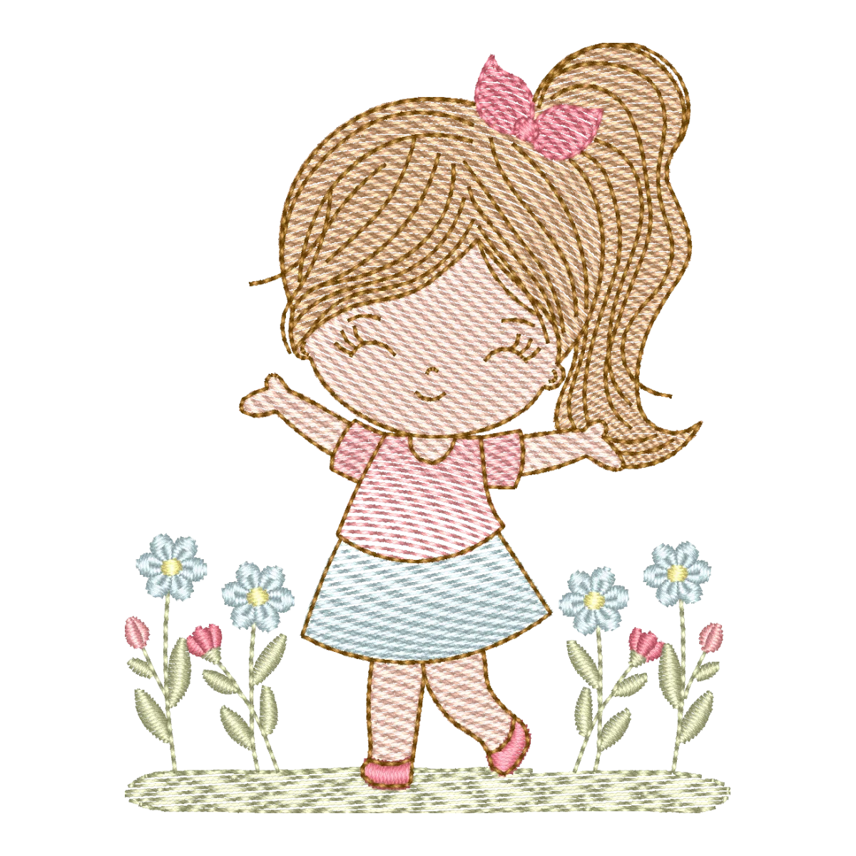 Pequena Sonhadora Floral