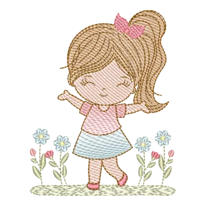 Pequena Sonhadora Floral
