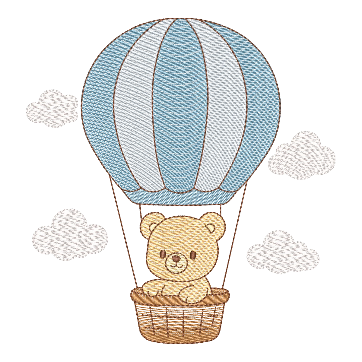 Ursinho Aventureiro no Balão