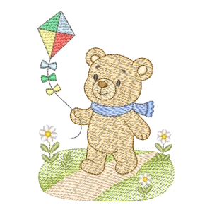 Ursinho Aventureiro com Pipa