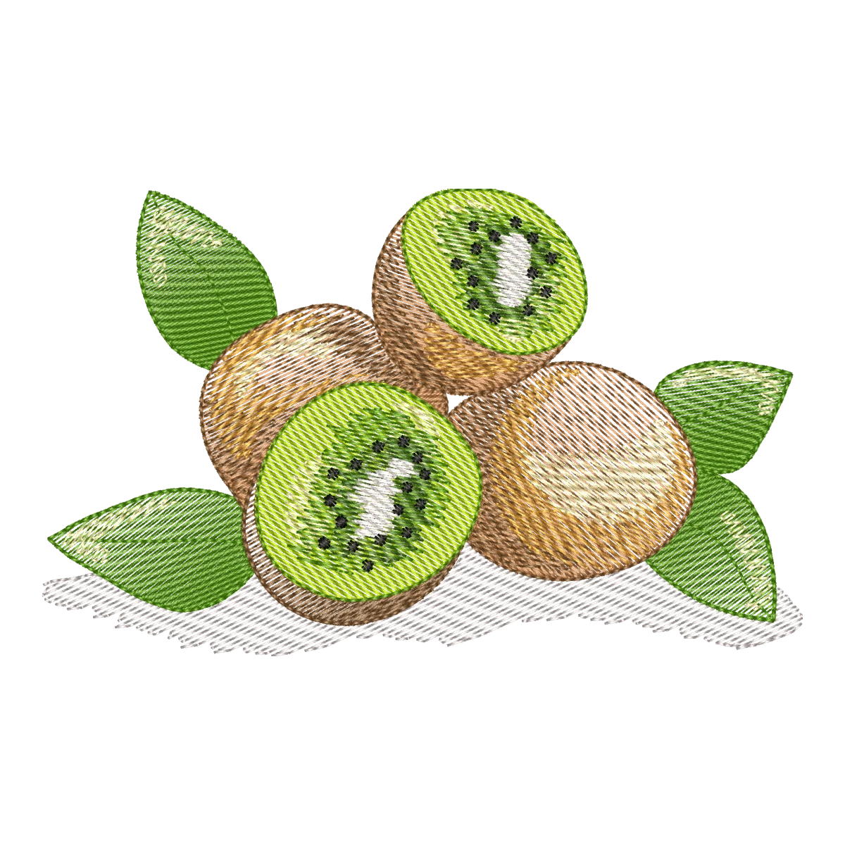 Matriz de Bordado Kiwi Fresco