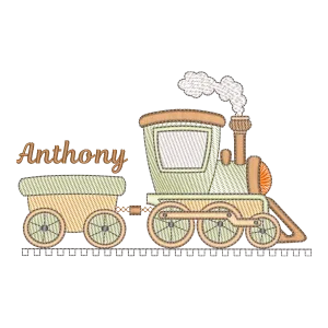 Matriz de Bordado Trem Anthony