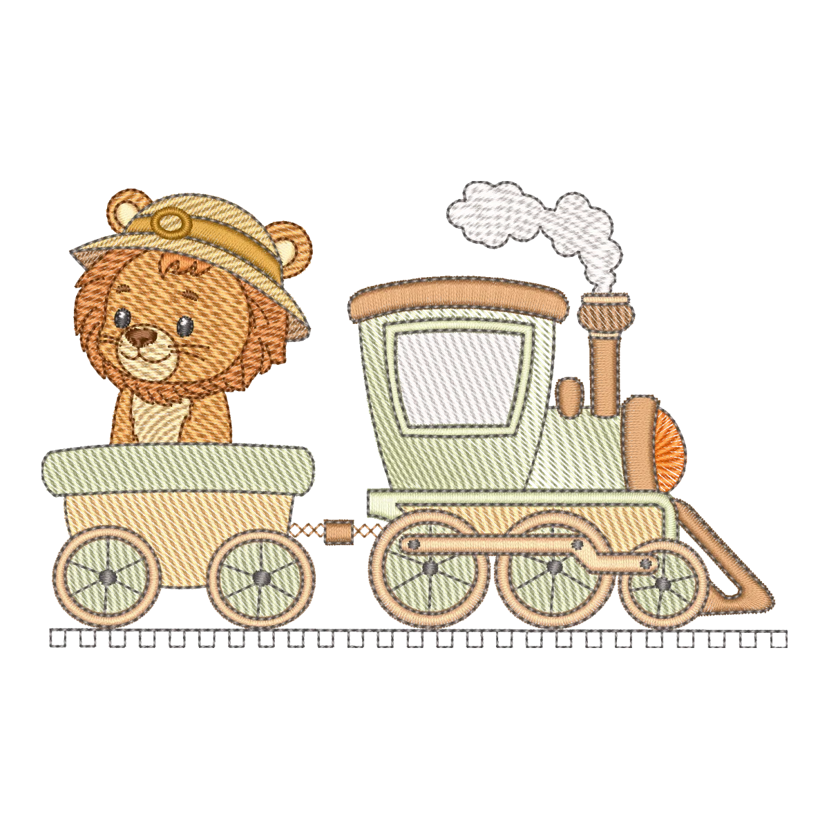 Safari Express: Leão Aventureiro no Trem