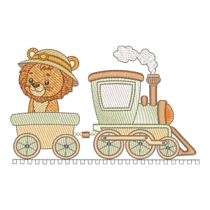 Safari Express: Leão Aventureiro no Trem