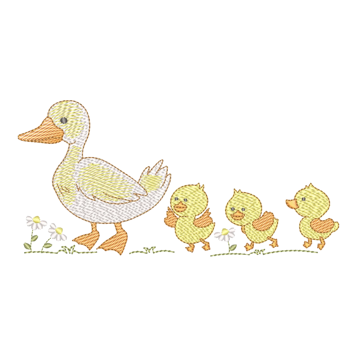 Família de Patinhos Encantadores
