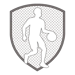 Matriz de Bordado Basquete Jogador Dinâmico