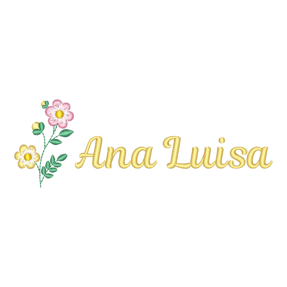 Matriz de Bordado Ana Luisa Floral