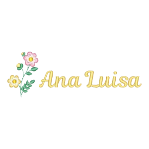 Matriz de Bordado Ana Luisa Floral