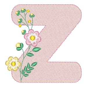 Monograma Floral Z