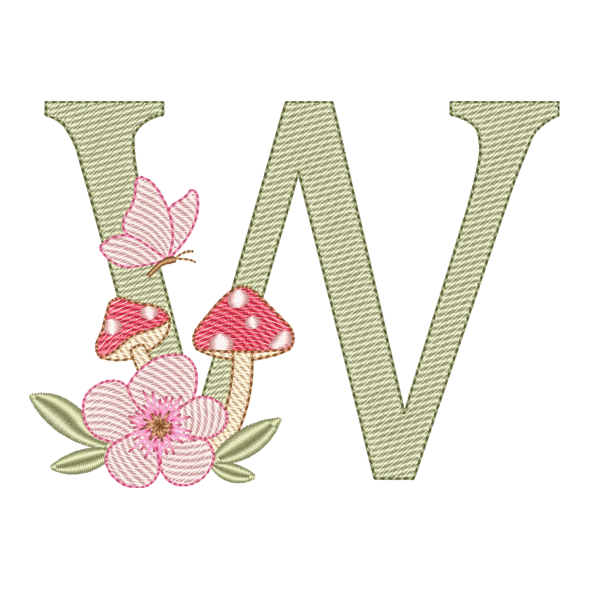 Monograma W Florestal Encantado