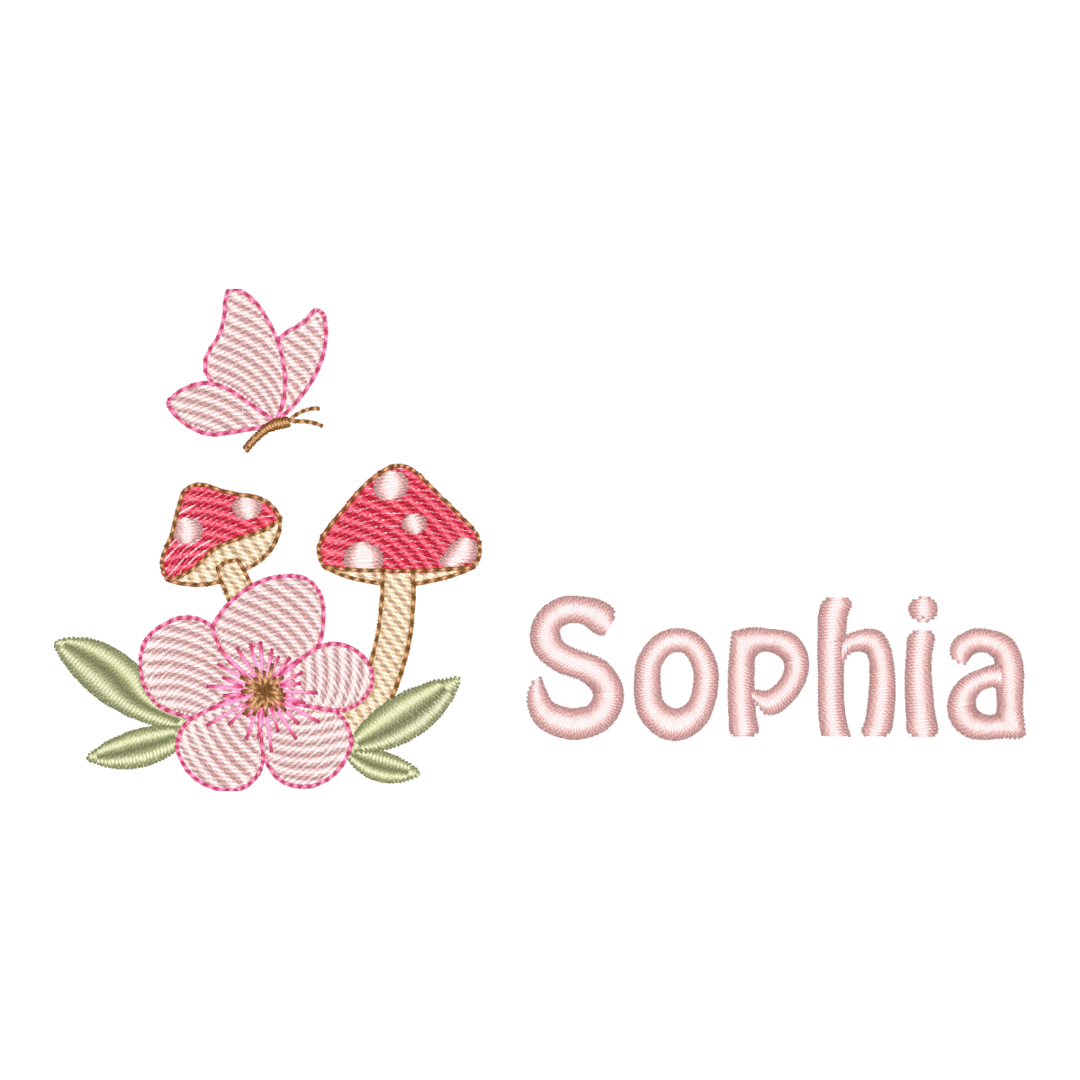 Sophia no Jardim Encantado dos Cogumelos