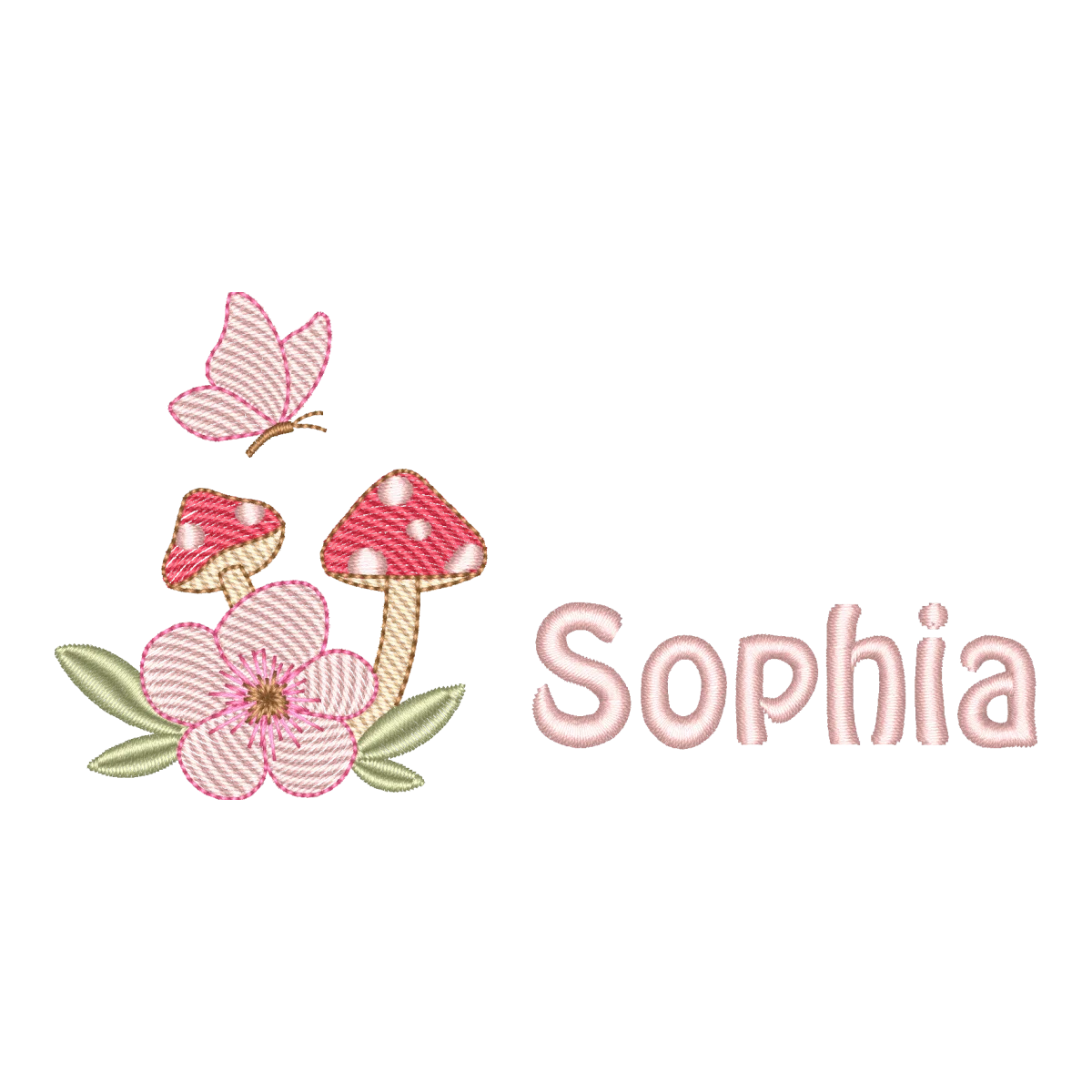 Sophia no Jardim Encantado dos Cogumelos