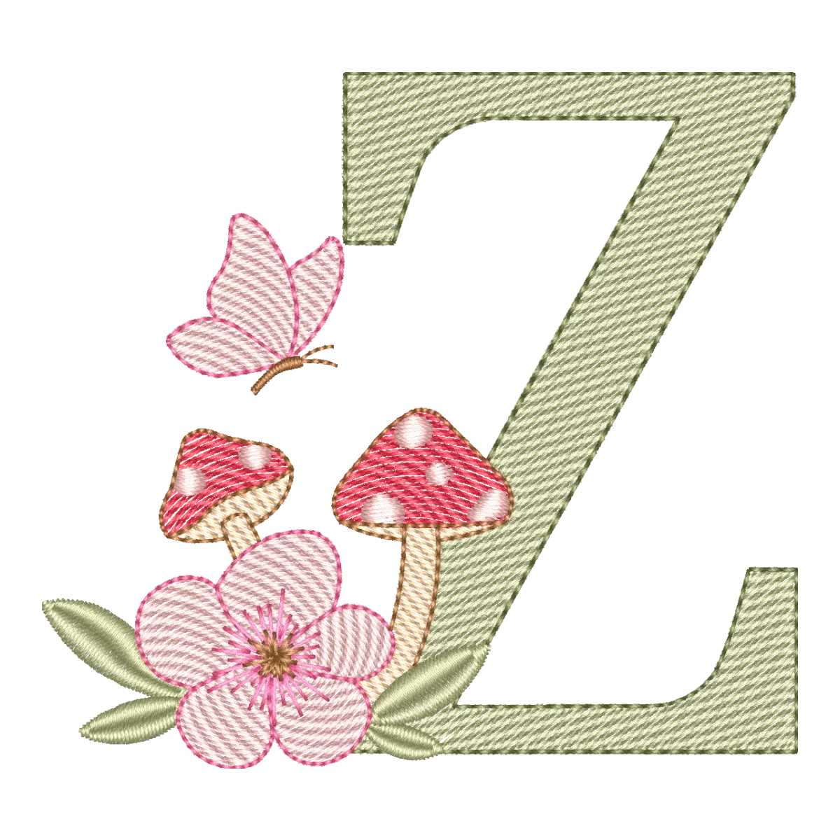 Matriz de Bordado Cogumelo Encantado Z