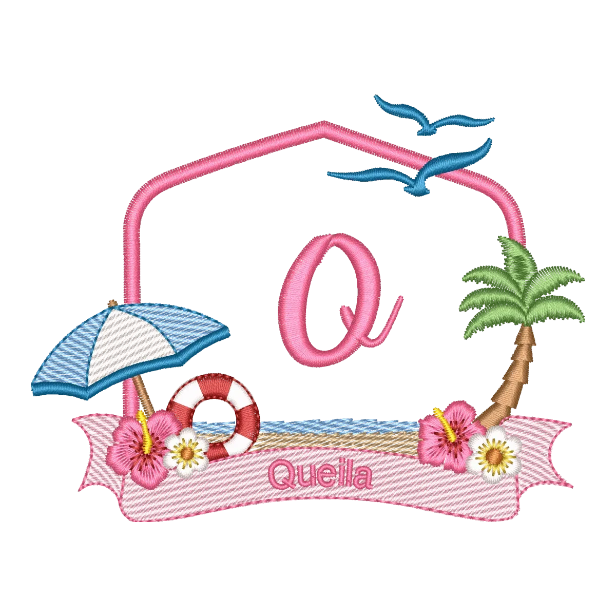 Monograma Q Tropical